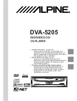 Alpine DVA-5205 Owner'S Manual предпросмотр