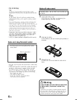 Предварительный просмотр 8 страницы Alpine DVA-7996R Owner'S Manual