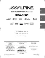 Alpine DVA-9861 Owner'S Manual предпросмотр