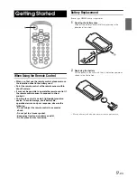 Предварительный просмотр 9 страницы Alpine DVE-5300 Owner'S Manual