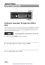 Предварительный просмотр 110 страницы Alpine DVI-9990R Owner'S Manual