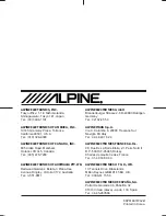 Предварительный просмотр 13 страницы Alpine ERE-G180 Owner'S Manual