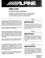 Preview for 16 page of Alpine ERE-G180 Owner'S Manual