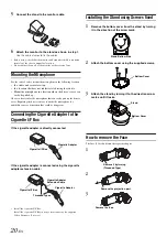 Предварительный просмотр 22 страницы Alpine eX-10 Owner'S Manual