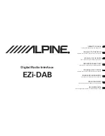 Alpine EZi-DAB Owner'S Manual предпросмотр