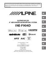Alpine HALO9 Quick Reference Manual preview