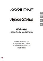 Alpine HDS-990 Quick Reference Manual preview