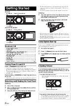 Предварительный просмотр 8 страницы Alpine iDA-X301 Owner'S Manual