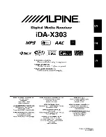 Предварительный просмотр 31 страницы Alpine IDA-X303 - Radio / Digital Player Quick Reference Manual