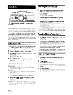 Предварительный просмотр 40 страницы Alpine IDA-X303 - Radio / Digital Player Quick Reference Manual