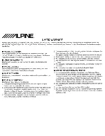 Предварительный просмотр 31 страницы Alpine iDA-X305S Quick Reference Manual