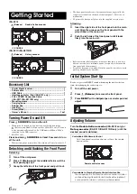 Предварительный просмотр 8 страницы Alpine iDA-X311 User Manual