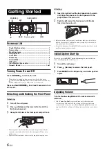 Предварительный просмотр 8 страницы Alpine IDAX001 - Radio / Digital Player Owner'S Manual