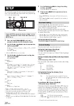 Предварительный просмотр 22 страницы Alpine IDAX001 - Radio / Digital Player Owner'S Manual