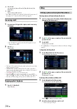 Предварительный просмотр 34 страницы Alpine iLX-F259 Owner'S Manual