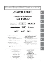 Alpine iLX-F903D Owner'S Manual предпросмотр