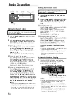 Preview for 8 page of Alpine INA-N033R Owner'S Manual