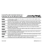 Preview for 33 page of Alpine INA-N033R Owner'S Manual