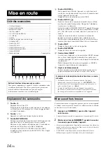 Предварительный просмотр 16 страницы Alpine INA-W900BT (French) Mode D'Emploi