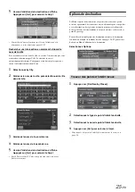 Предварительный просмотр 27 страницы Alpine INA-W900BT (French) Mode D'Emploi