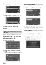 Предварительный просмотр 30 страницы Alpine INA-W900BT (French) Mode D'Emploi