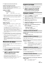 Предварительный просмотр 63 страницы Alpine INA-W900BT (French) Mode D'Emploi