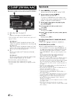 Предварительный просмотр 42 страницы Alpine INA-W910 (Spanish) Manual De Operación