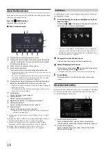 Предварительный просмотр 18 страницы Alpine INE-F409E Owner'S Manual