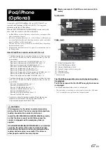 Preview for 67 page of Alpine INE-NAV-60HDMI Owner'S Manual