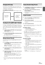 Preview for 75 page of Alpine INE-NAV-60HDMI Owner'S Manual