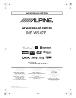 Preview for 1 page of Alpine INE-W947E Owner'S Manual