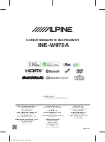 Preview for 1 page of Alpine INE-W970A Owner'S Manual