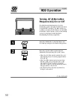 Предварительный просмотр 52 страницы Alpine IVA-C800R Owner'S Manual