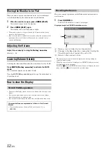 Preview for 14 page of Alpine IVA D106 - DVD Player With LCD Monitor Owner'S Manual