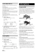 Предварительный просмотр 64 страницы Alpine IVA-D106R (French) Mode D'Emploi