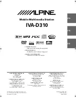 Alpine IVA-D310 Owner'S Manual preview