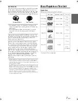 Preview for 9 page of Alpine IVA W205 - 2-DIN DVD/CD/MP3/WMA Receiver/AV Head Unit Owner'S Manual