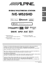 Предварительный просмотр 1 страницы Alpine IVE-W535HD Owner'S Manual