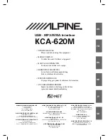 Alpine KCA-620M Owner'S Manual предпросмотр