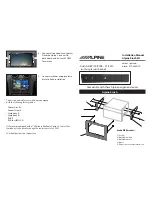 Preview for 1 page of Alpine KIT-8A3F/FD Installation Manual