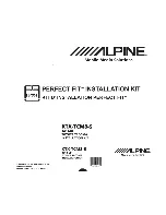 Предварительный просмотр 6 страницы Alpine KTX-TCMS-5 Installation Kit