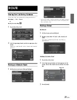 Предварительный просмотр 21 страницы Alpine M300 - NVE - Navigation System Owner'S Manual