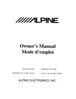 Preview for 74 page of Alpine MARINE CDA-9886M Owner'S Manual