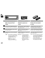 Предварительный просмотр 12 страницы Alpine MDA-7755R Owner'S Manual