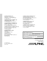 Предварительный просмотр 104 страницы Alpine MDA-7755R Owner'S Manual