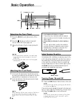 Предварительный просмотр 6 страницы Alpine MDM-7741R Owner'S Manual