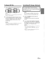 Предварительный просмотр 15 страницы Alpine MDM-7741R Owner'S Manual