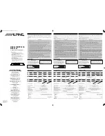 Alpine MRP-F257 Owner'S Manual preview