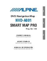 Preview for 1 page of Alpine NVD-A801 Owner'S Manual