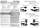 Предварительный просмотр 2 страницы Alpine NVE-K200 User Manual